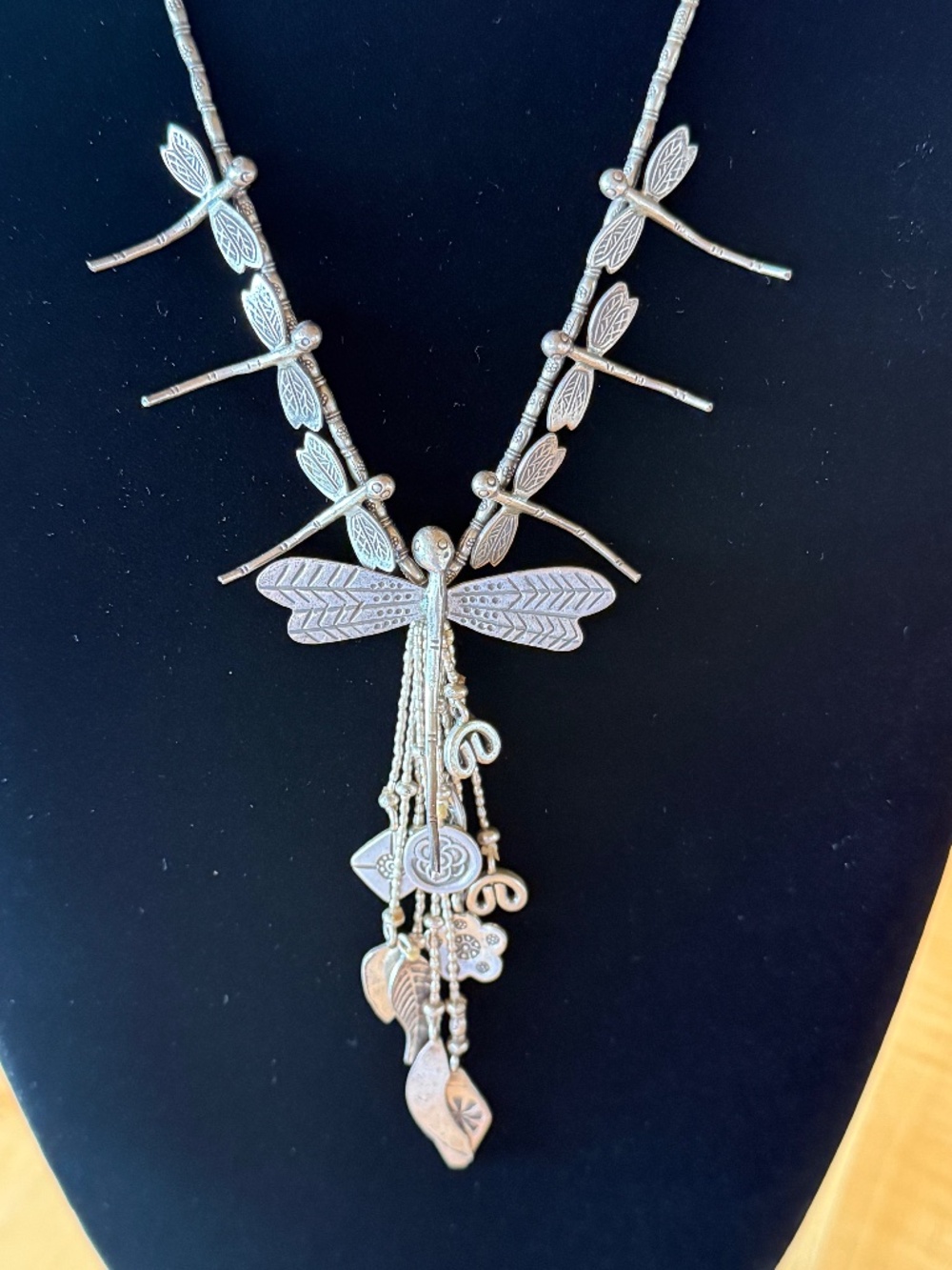 Sterling Silver Dragonfly Necklace